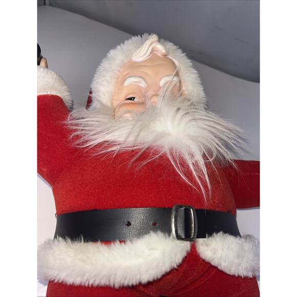 Christmas Holiday 1988 Goldsmith Santa Claus Doll with Coca-Cola Bottle Vintage - Picture 9 of 11